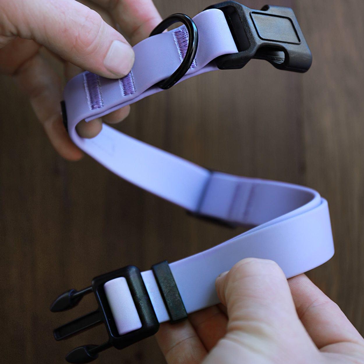 Dog Collar Clip - 2 PCS Adjustable Retractable Dog Lead Clips Dog Collar Connector, Collar to