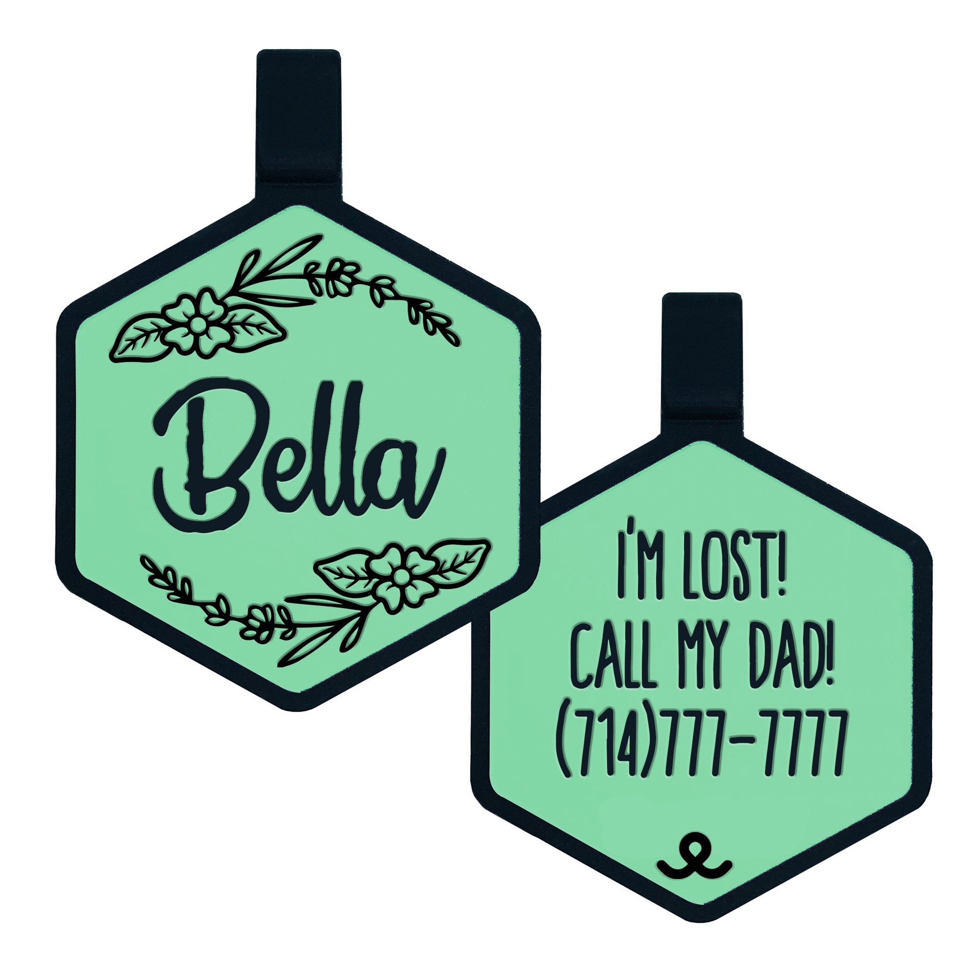 Blossom Silicone ID Tag