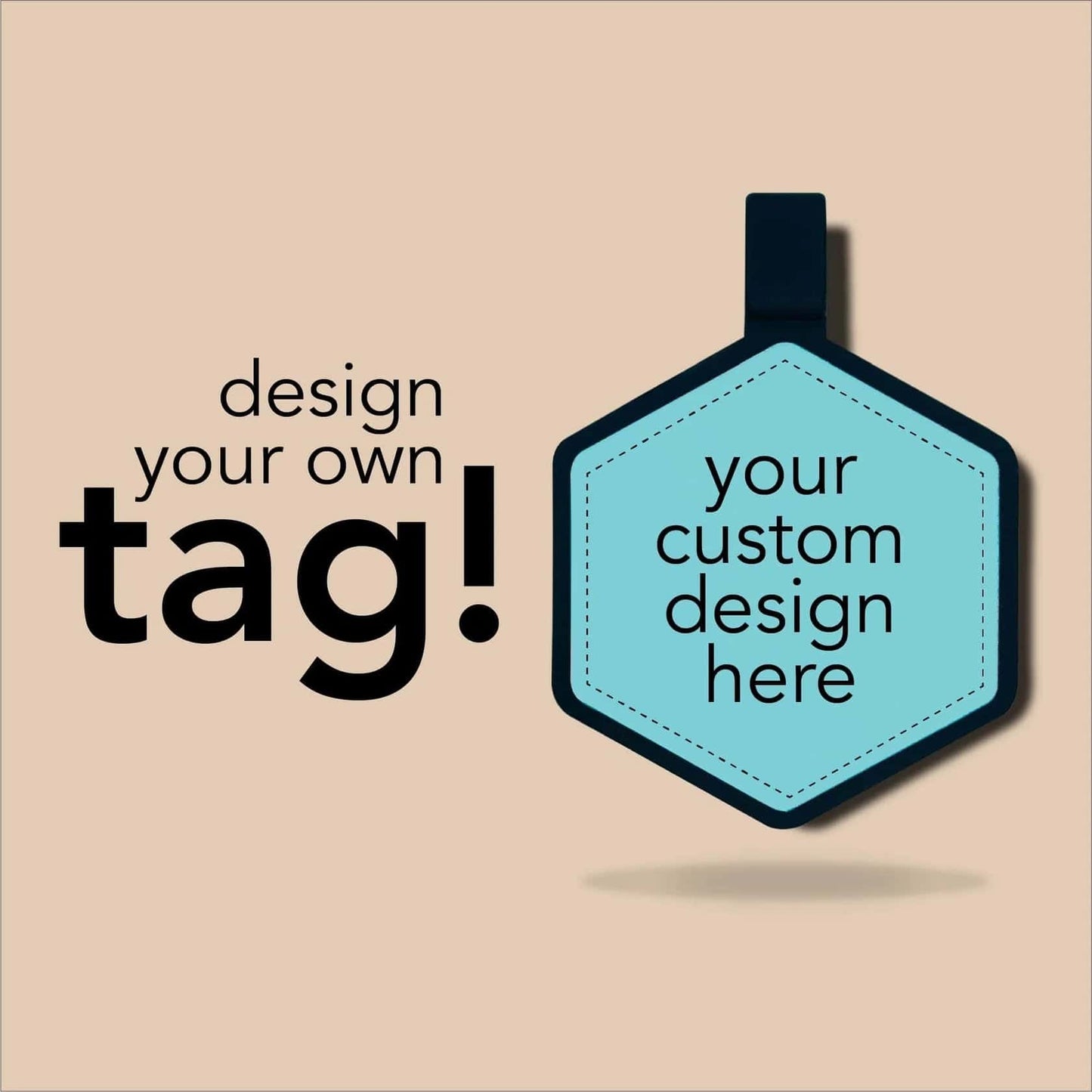 Mini Custom Design ID Tag