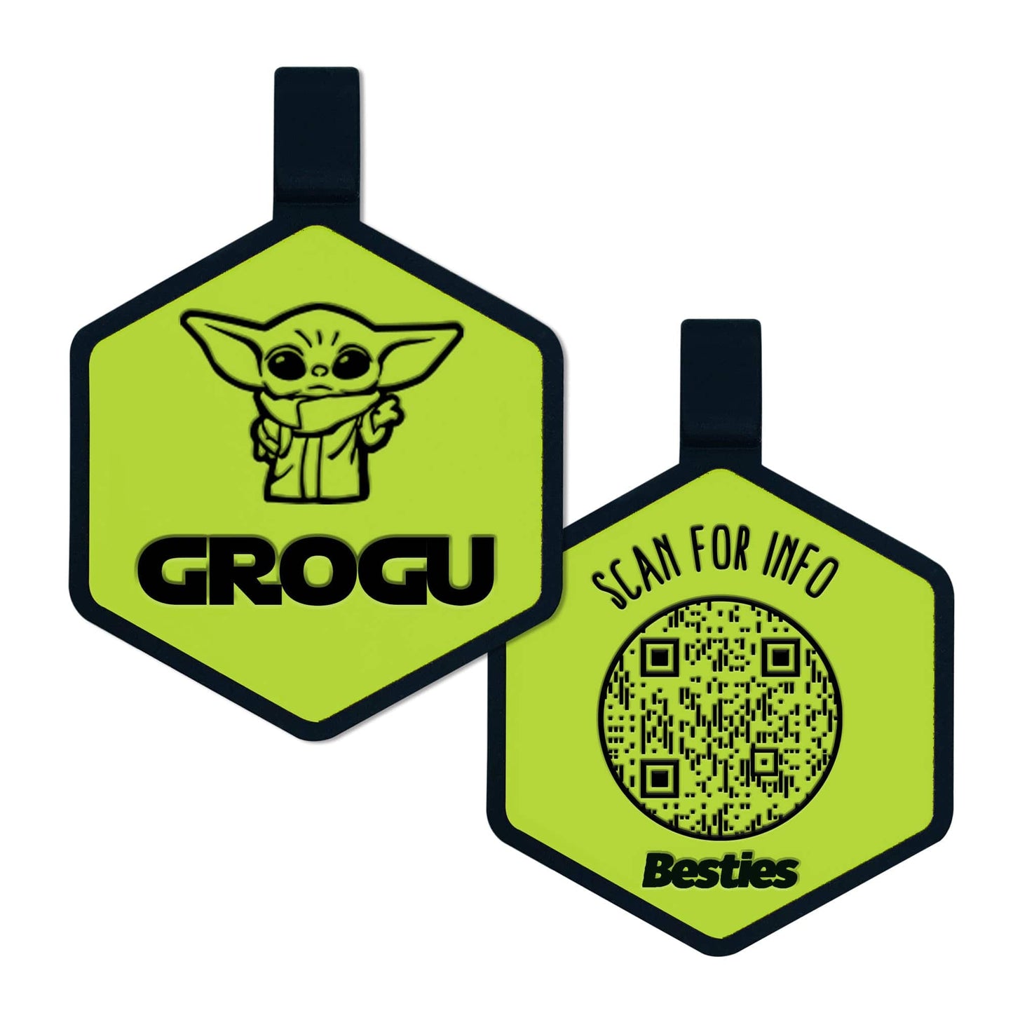 QR Code Limited Edition Star Wars Silicone ID Tags