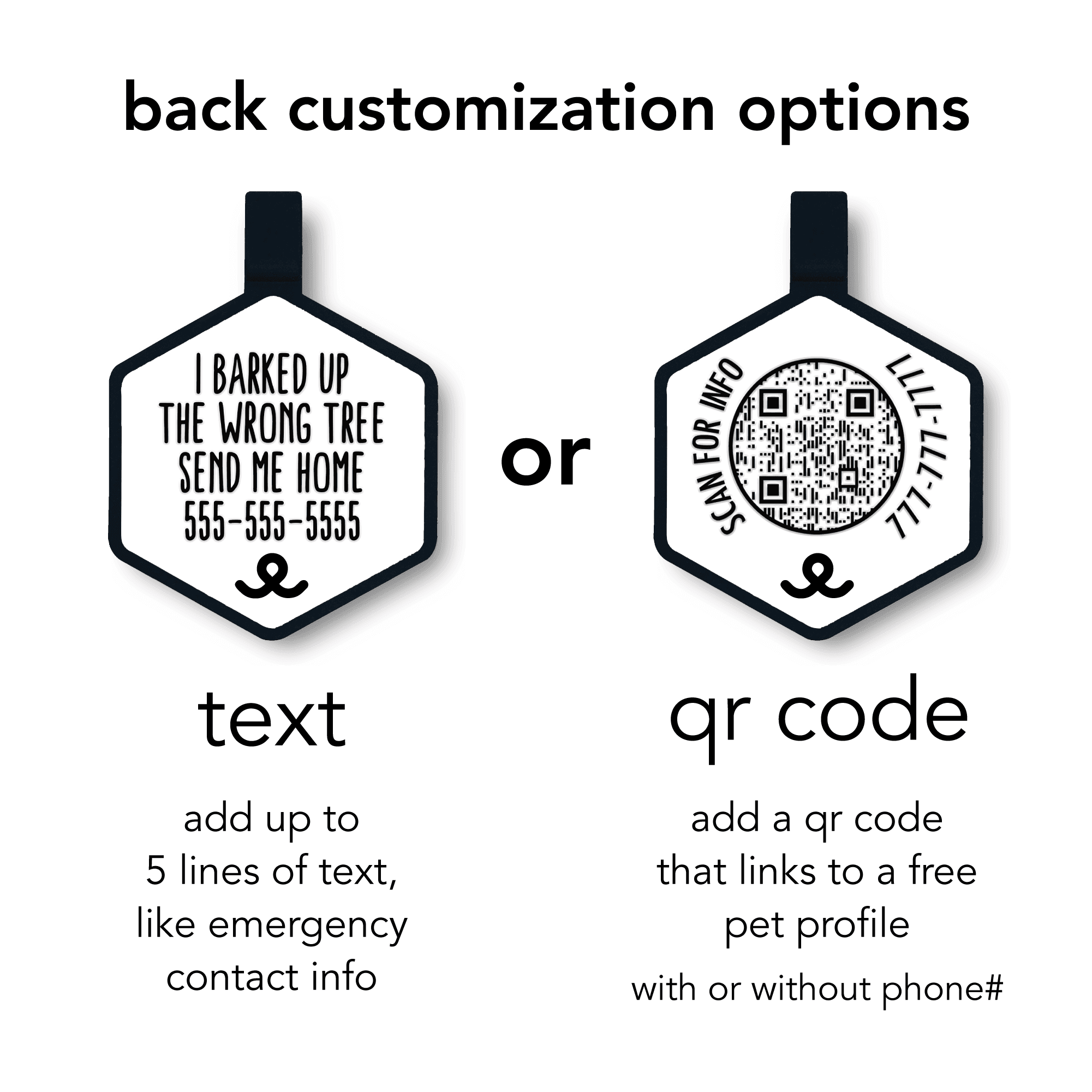 Customized Jingle-Free Silicone Dog ID Tag | Besties Pets