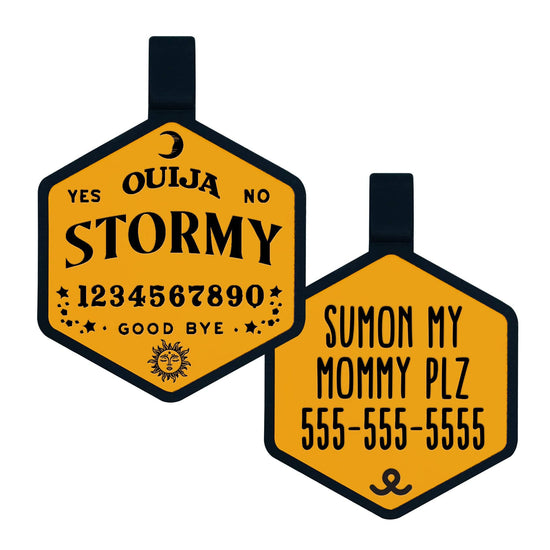 Ouija Board Silicone ID Tag