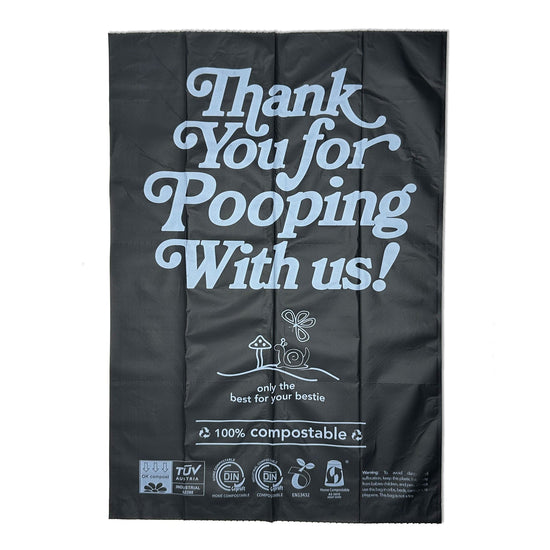 Thank You For Pooping With Us Dog Waste Bags