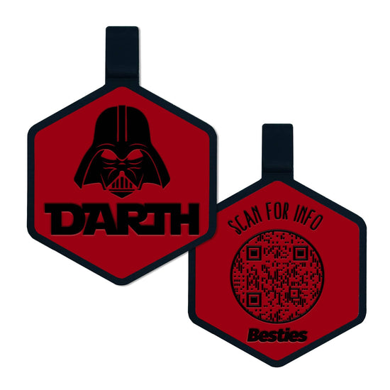 QR Code Limited Edition Star Wars Silicone ID Tags