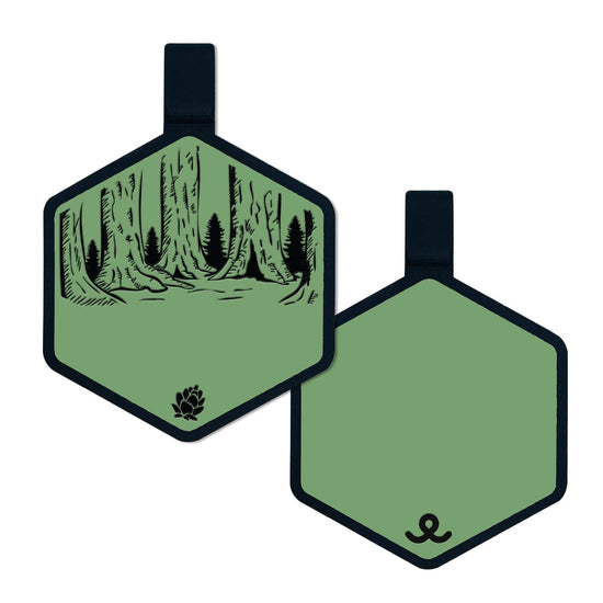 Redwood Forest Silicone ID Tag