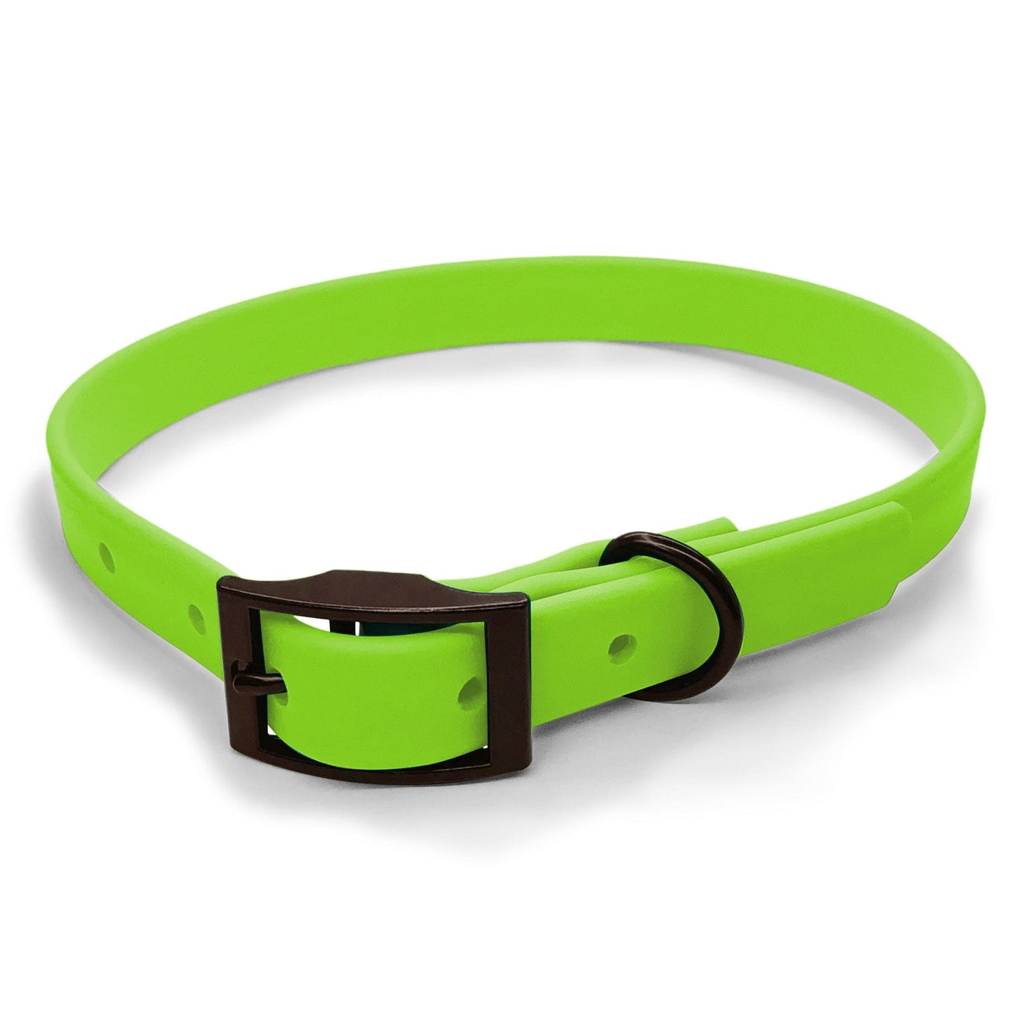 Load image into Gallery viewer, Neon Green Waterproof Adjustable Dog Collar
