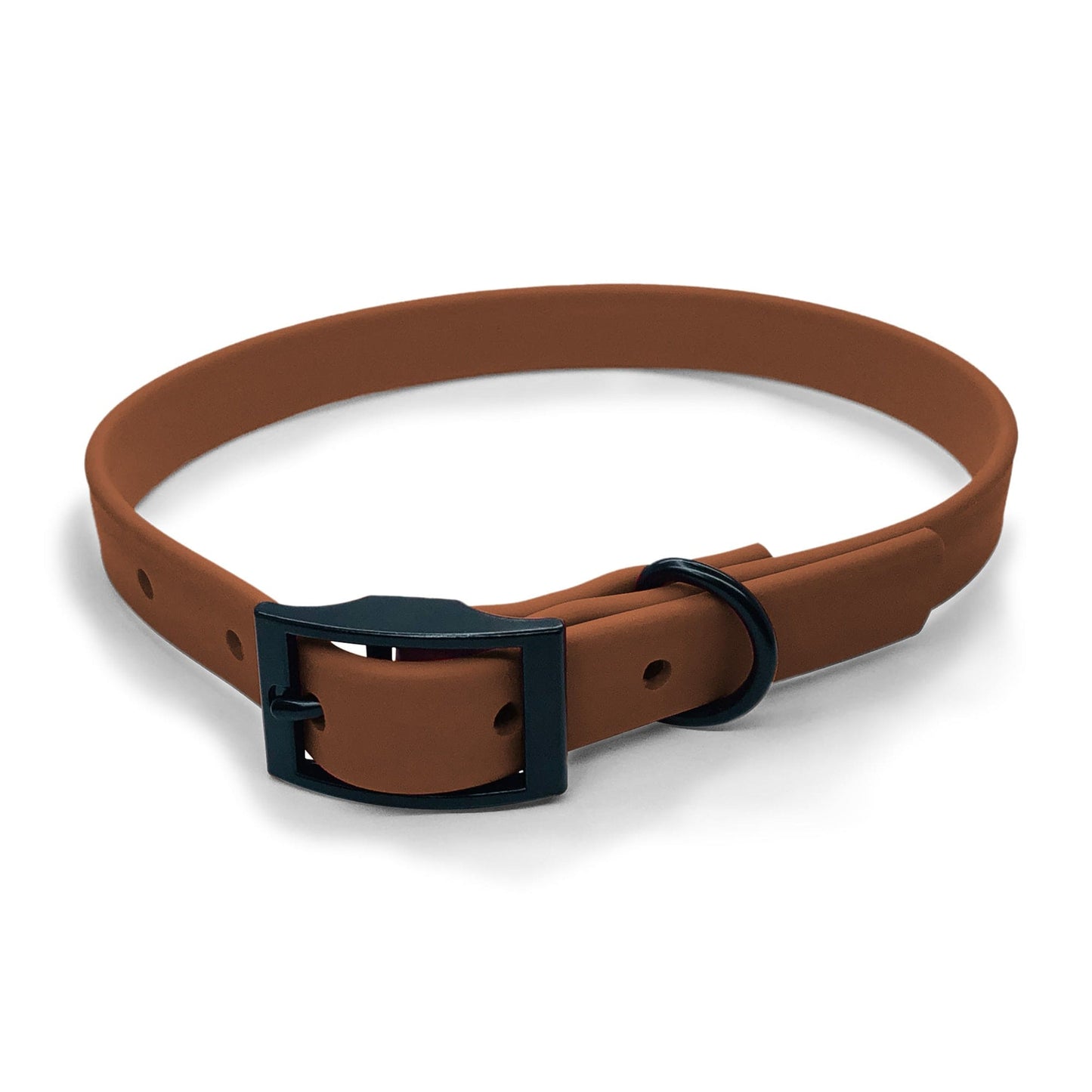 Load image into Gallery viewer, Tawny Brown Waterproof Adjustable Dog Collar
