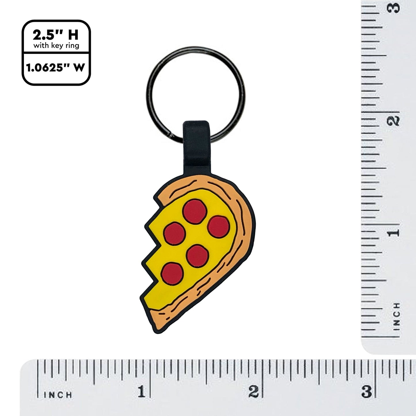 Load image into Gallery viewer, QR Code Pizza Your Heart Silicone ID Tag
