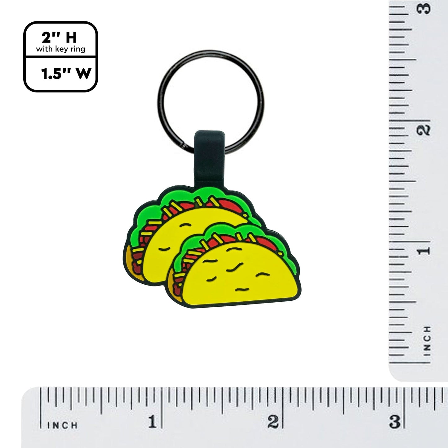 Taco Tuesday Silicone ID Tag