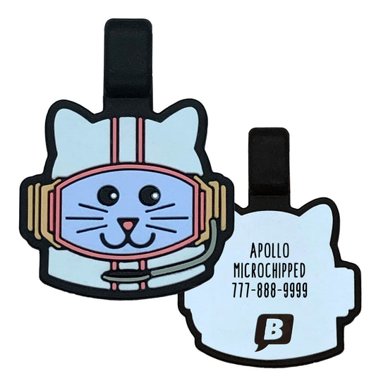 Catstronaut Silicone Cat ID Tag