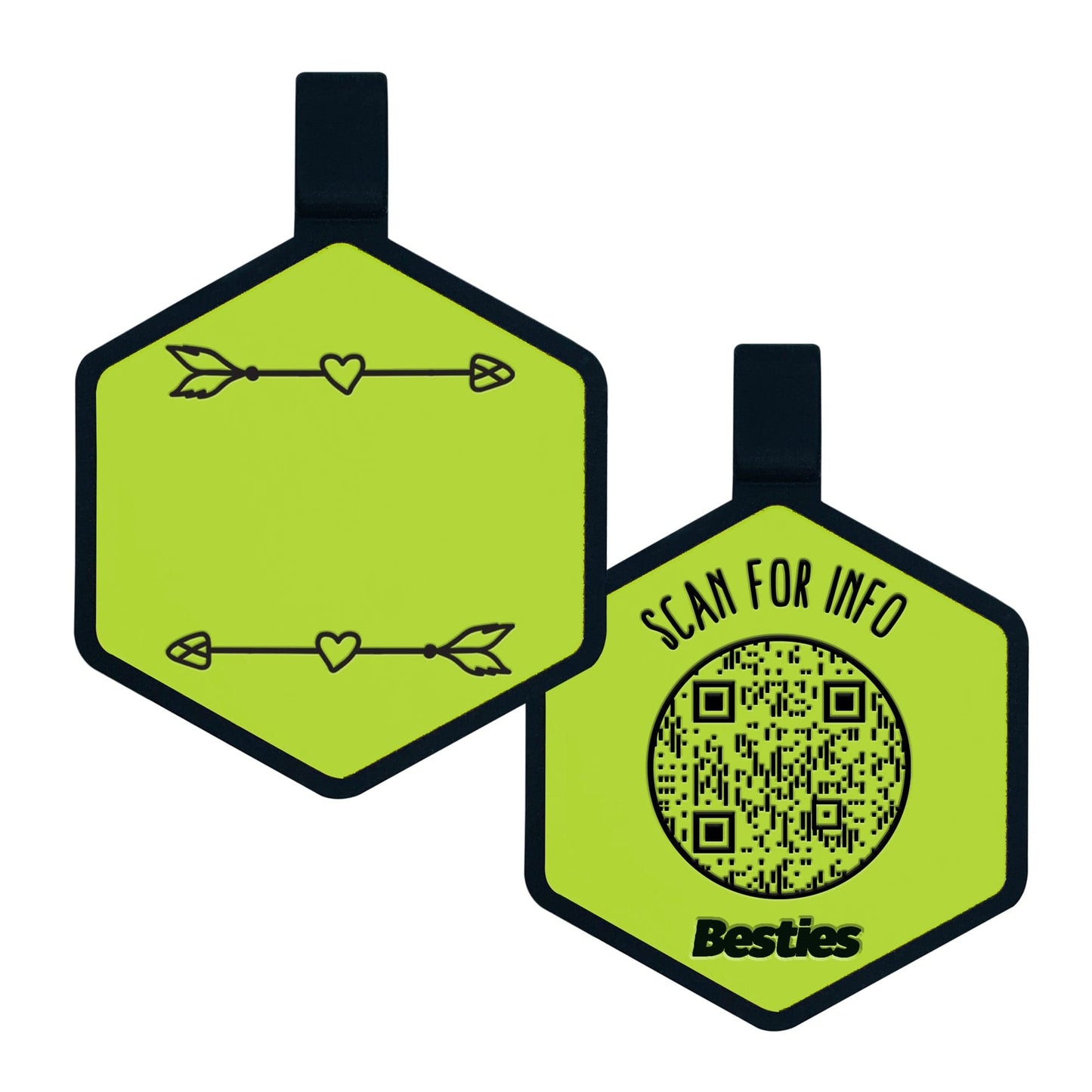 QR Code Wild One Silicone ID Tag – Besties