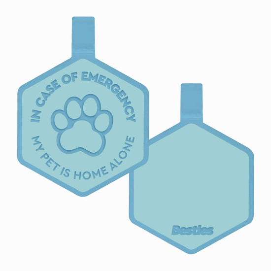 Load image into Gallery viewer, My Pet Is Home Alone Emergency Alert Keychain
