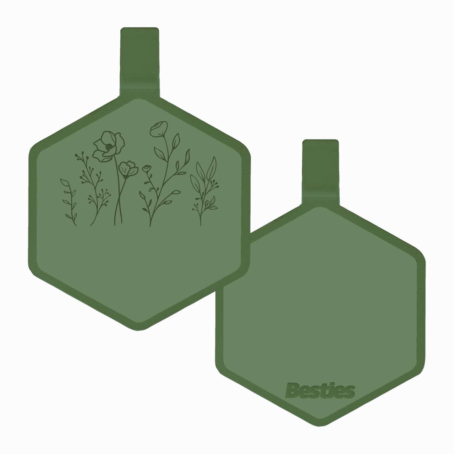 Load image into Gallery viewer, Wildflowers Silicone ID Tag
