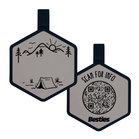QR Code Adventure Is Calling Silicone ID Tag