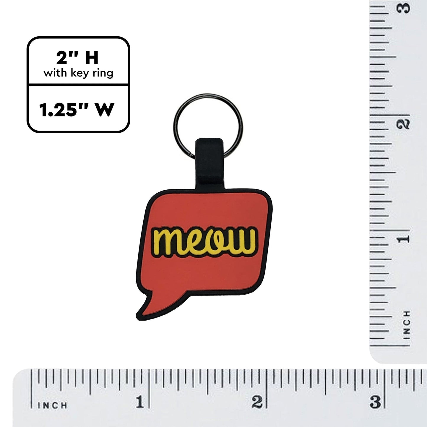 QR Code "Meow" Silicone Cat ID Tag