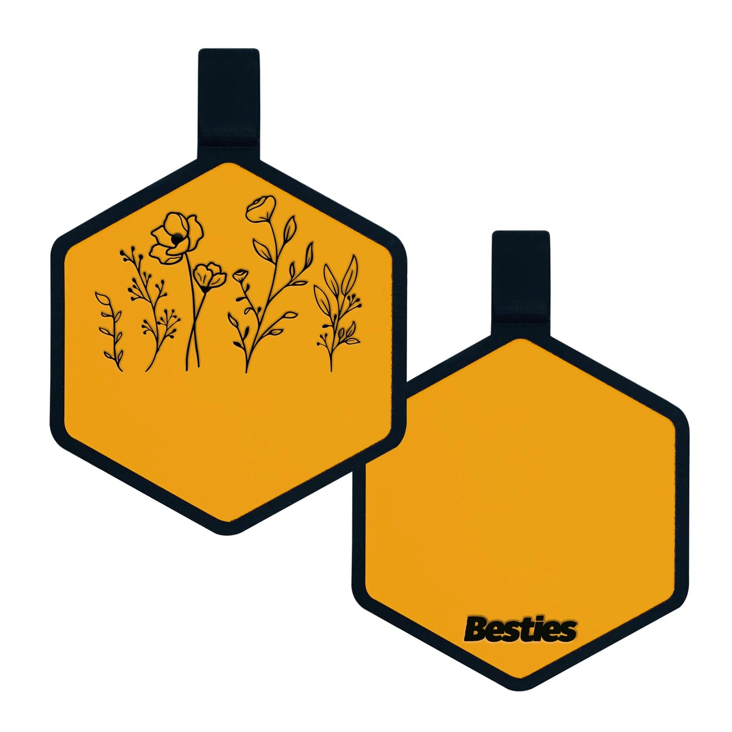 Wildflowers Silicone ID Tag
