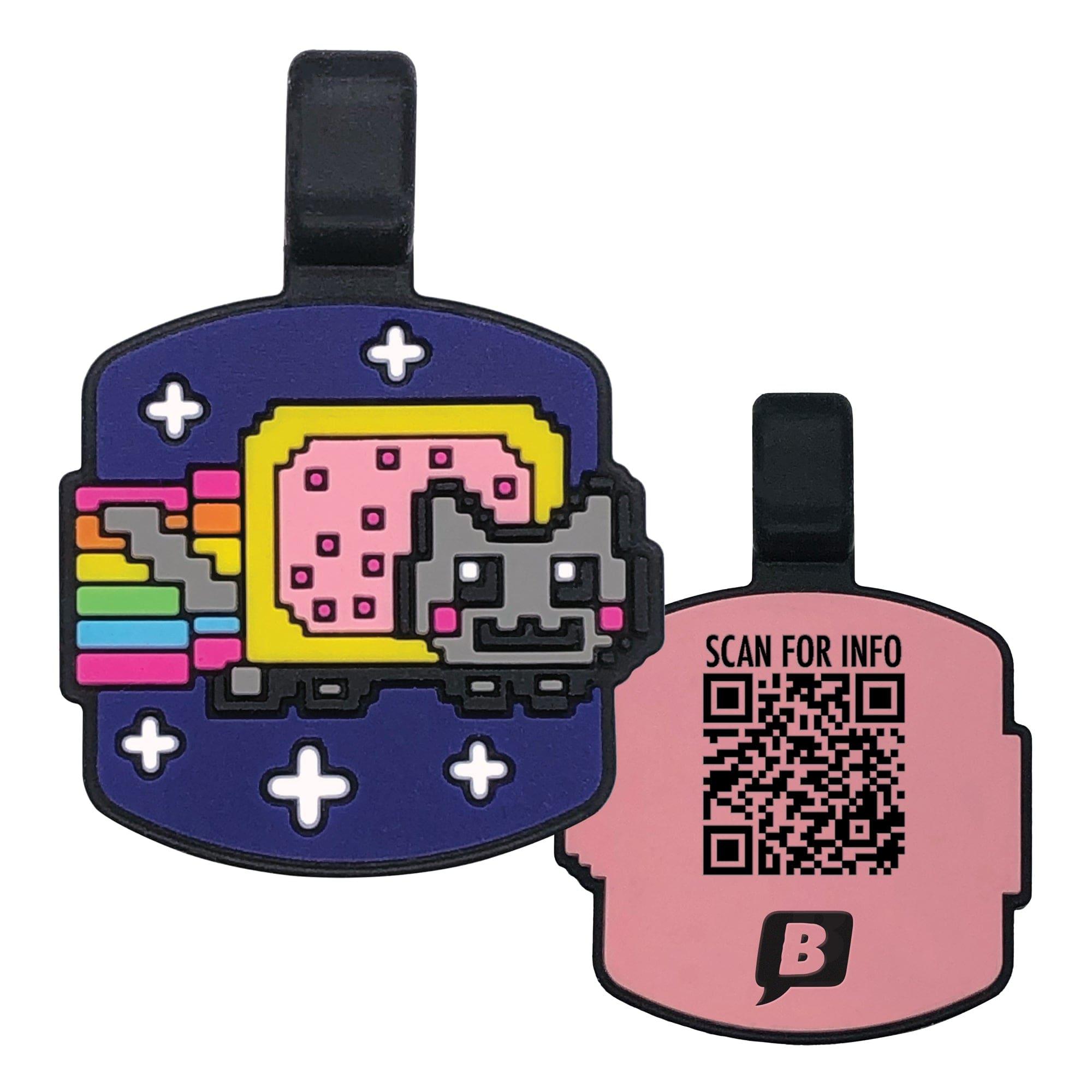 QR Code Customized Jingle-Free Silicone Dog ID Tag | Besties Pets
