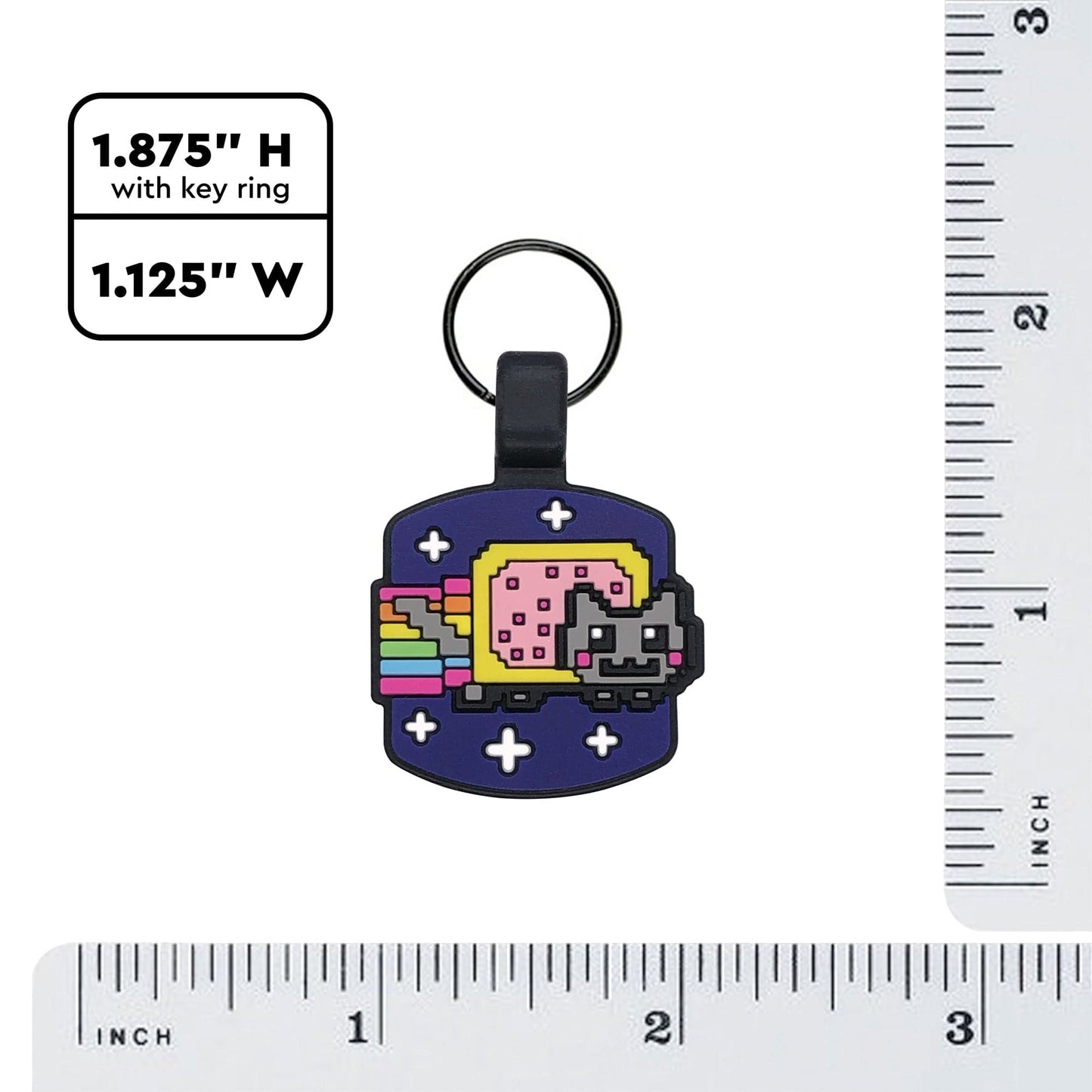 Nyan Cat Silicone Cat ID Tag
