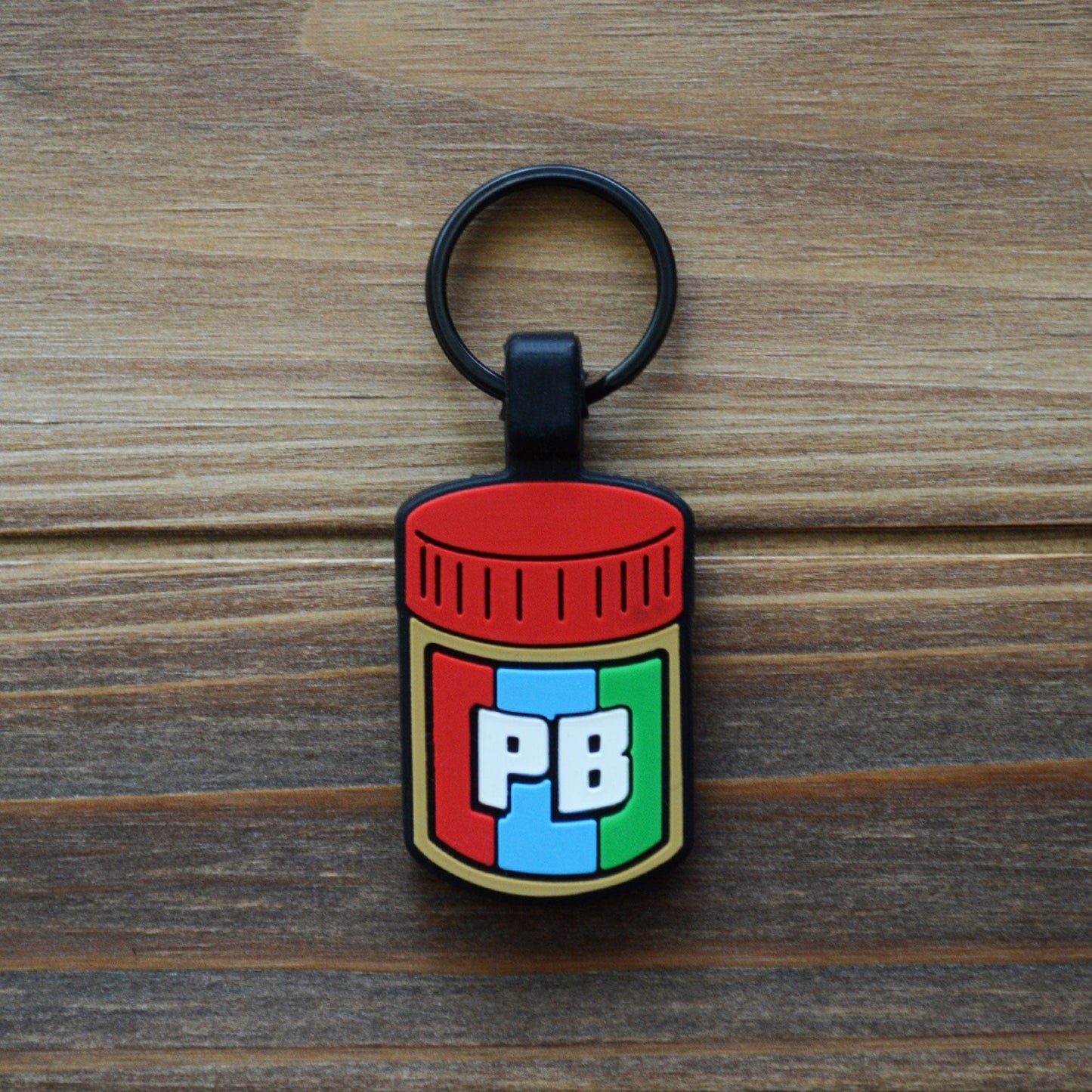 QR Code Peanut Butter Silicone ID Tag