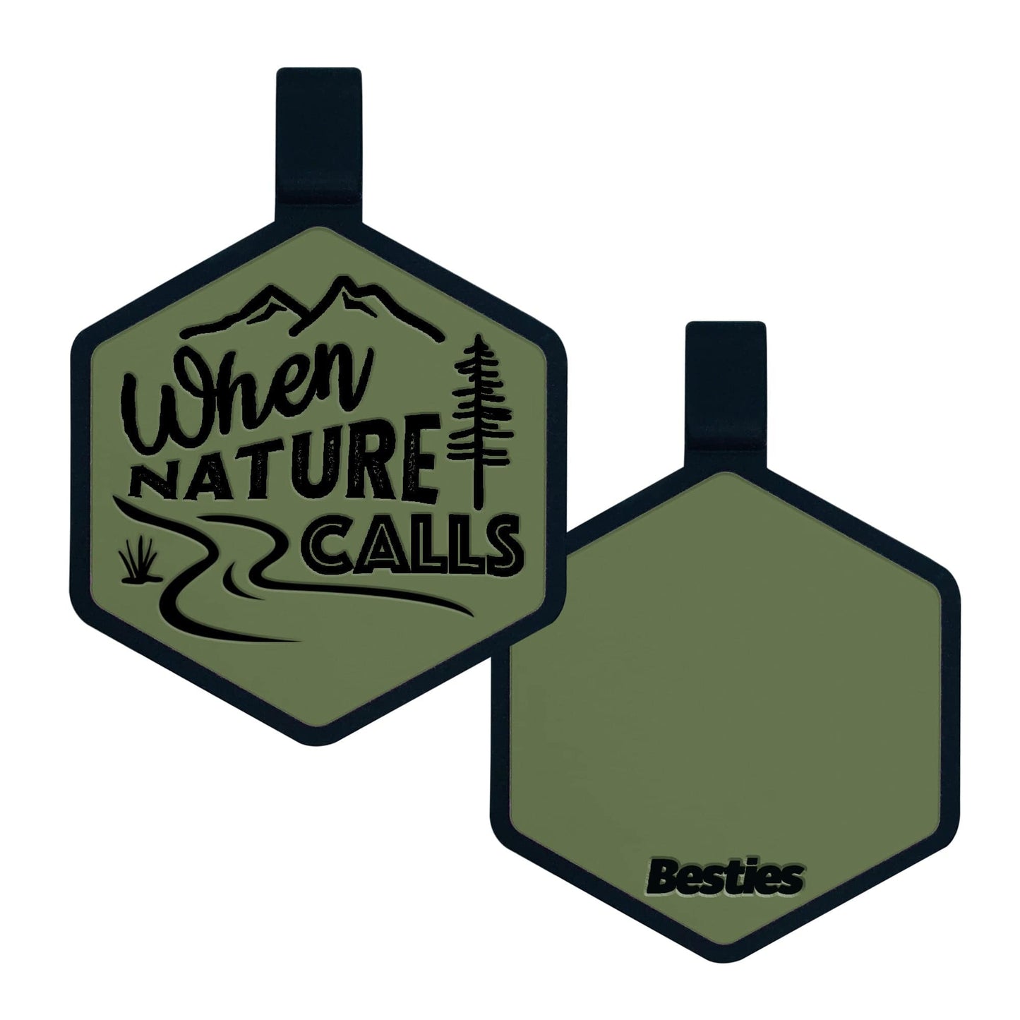 Load image into Gallery viewer, When Nature Calls Silicone ID Tag
