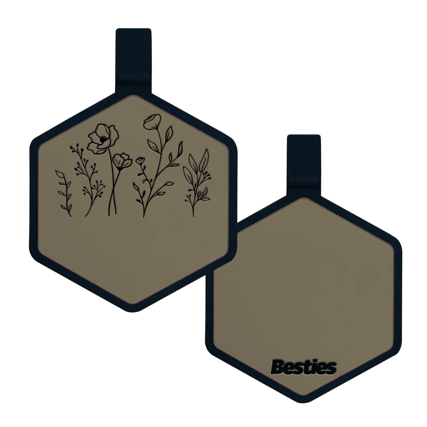 Wildflowers Silicone ID Tag