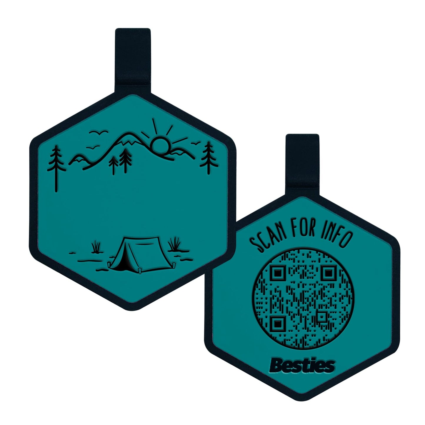 QR Code Adventure Is Calling Silicone ID Tag