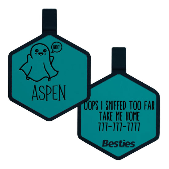 Load image into Gallery viewer, The Friendly Ghost Pet ID Tag
